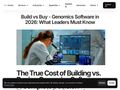 Thumb for The True Cost of Genomics Software: Build or Buy Decision Guide
